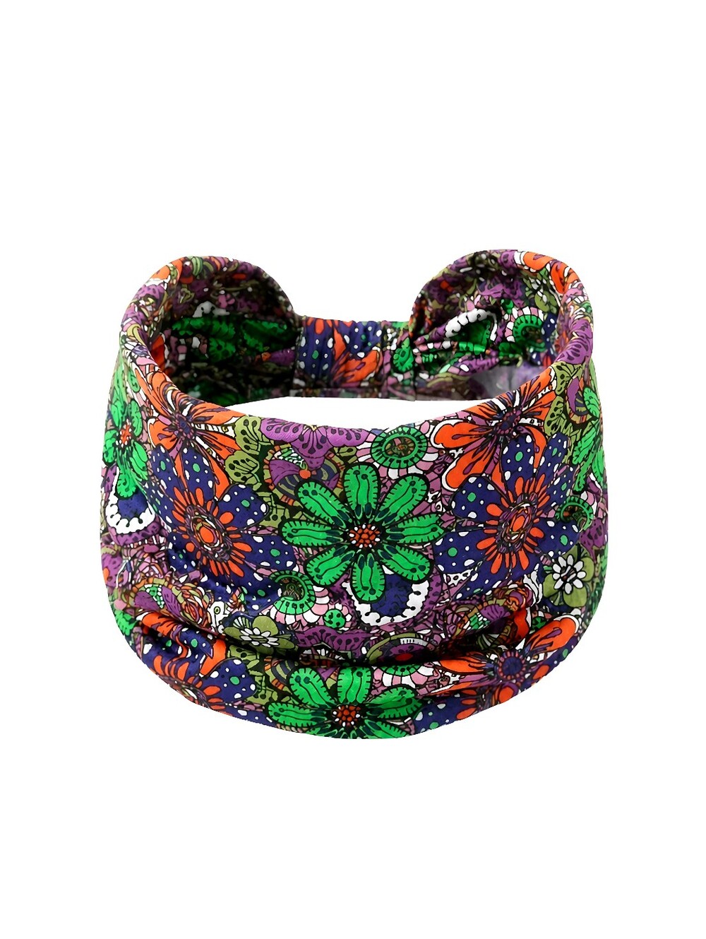 Garden Floral Boho Sporty Headband Women Yoga Hairband